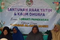 Majelis Daerah Forum Alumni HMI-Wati (MD Forhati) Kabupaten Pamekasan melakukan kegiatan sosial dengan menyantuni anak yatim dan kaum dhuafa di Pamekasan.