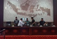 Suasana rapat paripurna DPRD Sumenep yang digelar di ruang sidang utama, membahas sejumlah agenda strategis daerah
