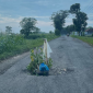 Tidak adanya irigasi, jadi penyebab utama kerusakan jalan.