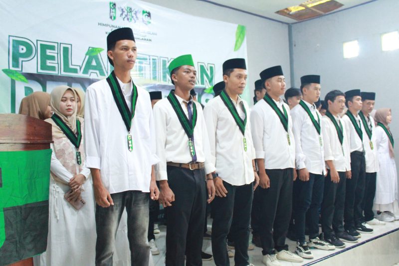 Suasana pelantikan pengurus HMI Cabang Sumenep, Konisariat Lancaran. (Foto: Doc. TimesIN)