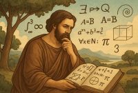 Namun pertanyaan mendasar tetapi menggantung: Apakah matematika ditemukan atau diciptakan?. (Foto: Ilustrasi by AI)