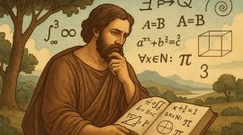 Namun pertanyaan mendasar tetapi menggantung: Apakah matematika ditemukan atau diciptakan?. (Foto: Ilustrasi by AI)