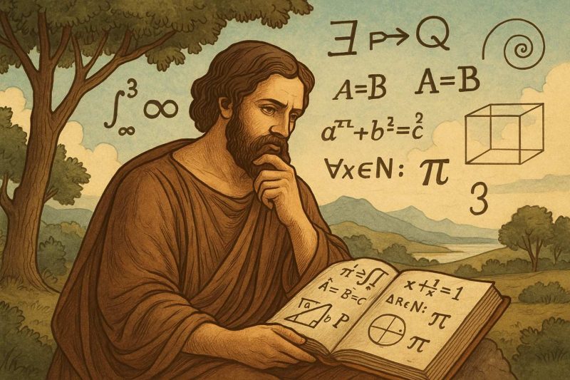 Namun pertanyaan mendasar tetapi menggantung: Apakah matematika ditemukan atau diciptakan?. (Foto: Ilustrasi by AI)