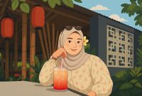 Siska Nur Azizah (Mahasiswa Universitas Mukhtar Syafaat). (Foto: Ilustrasi by AI).