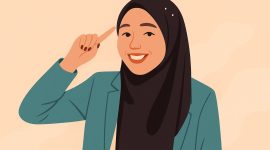 Farah Dzihna Muhtarom dan Reishard Nathan Yusuf (Uimsya Blokagung Banyuwangi). Ilustrasi by AI
