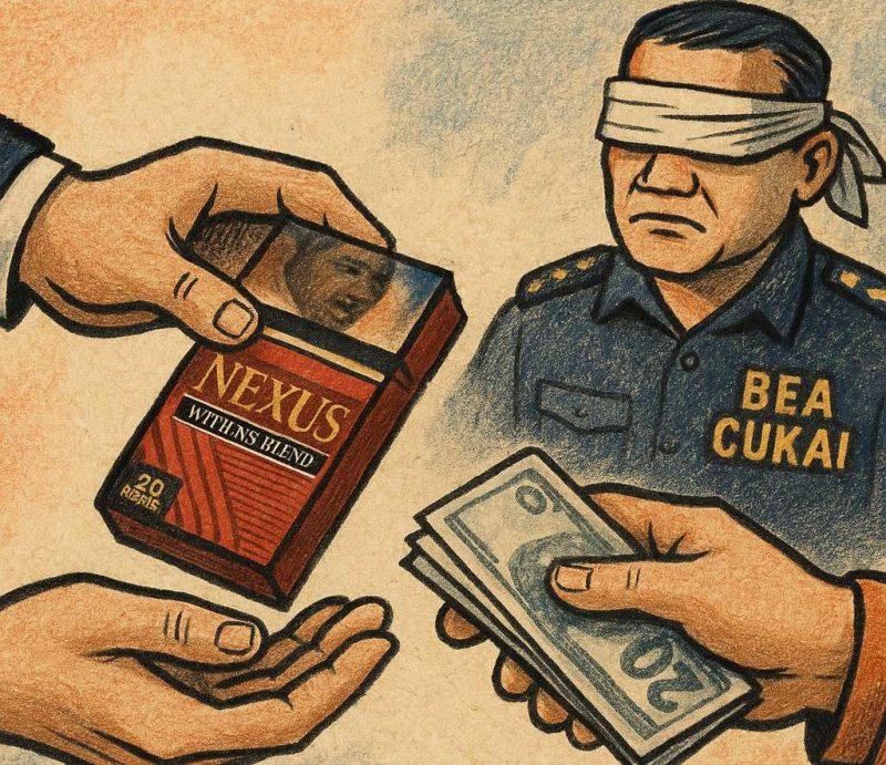 Peredaran rokok ilegal di Madura semakin menunjukkan keprihatinan, Bea Cukai yang dianggap sebagai garda terdepan dalam menghadapi praktik ini dinilai gagal. (Ilustrasi by AI).