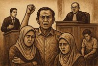 Ilustrasi keluarga korban laka mau di Sumenep mendesak Jaksa dan Hakim hukum berat pelaku.