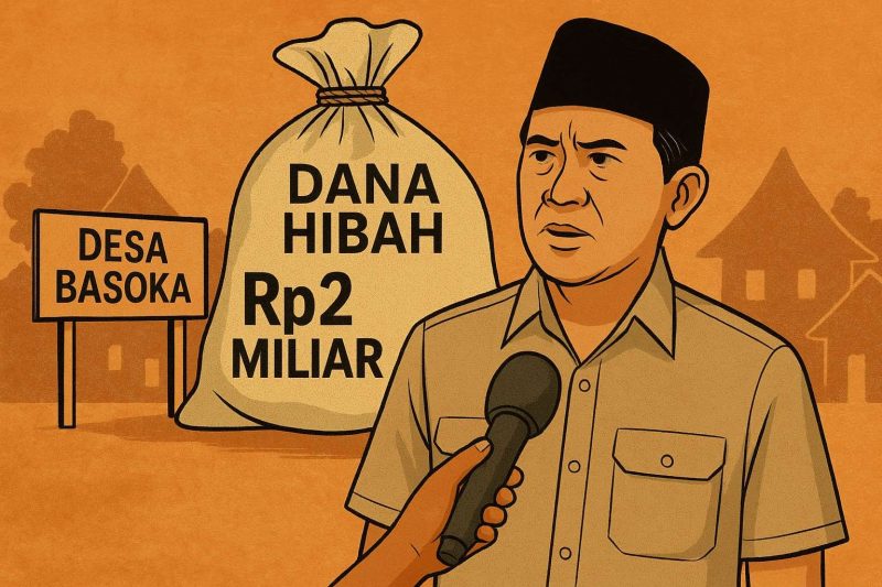 Kades Basoka dalam klarifikasinya menyampaikan bahwa pihaknya telah melakukan realiasasi sesuai prosedur yang ada.