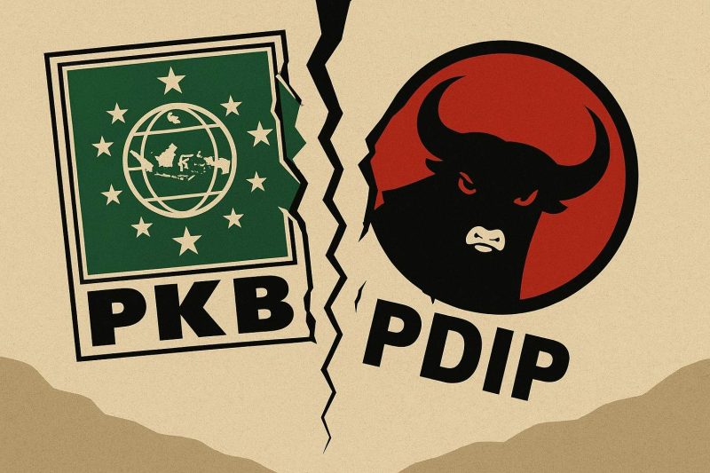 Aroma retak kongsi antar PDIP-PKB Sumenep kian terlihat jelas.