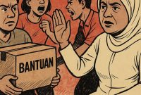 Klarifikasi kades Sogian prohal dugaan penyimpangan bantuan kontradiktif dengan pengakuan warga.