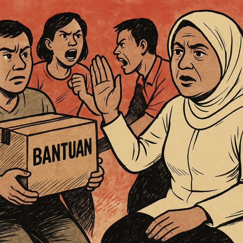 Klarifikasi kades Sogian prohal dugaan penyimpangan bantuan kontradiktif dengan pengakuan warga.