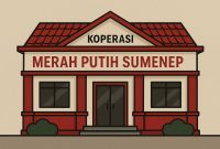 Ilustrasi Koperasi Merah Putih