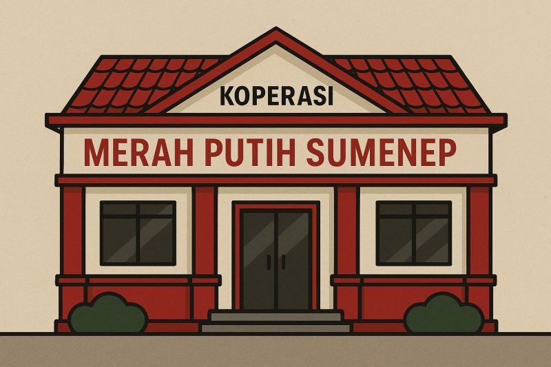 Ilustrasi Koperasi Merah Putih