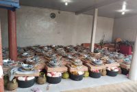 Bantuan paket alat-alat dapur yang didistribusikan pemdes Sogian, Kecamatan Ambunten, Sumenep.