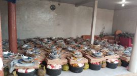 Bantuan paket alat-alat dapur yang didistribusikan pemdes Sogian, Kecamatan Ambunten, Sumenep.
