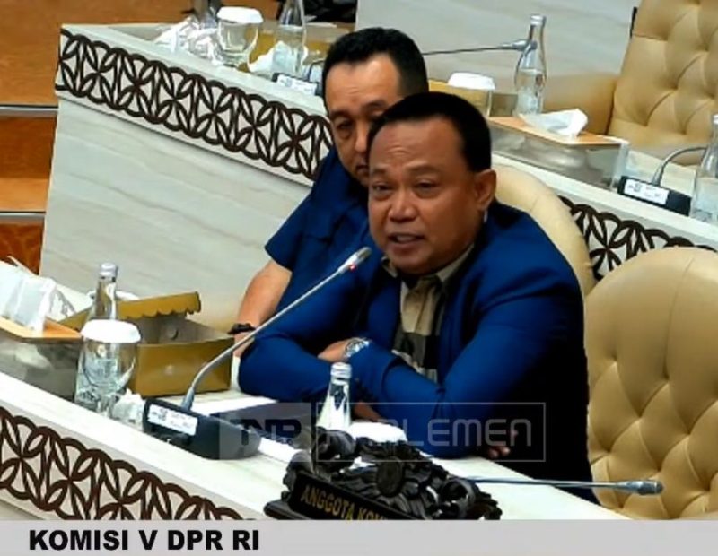 Syafiuddin tegaskan usulan program BSPS di Sumenep. (Foto: Tangkapan Layar TVR Parlemen)