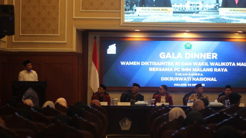 Gala Dinner Pendidikan Khusus Immawati (Diksuswati) Nasional yang digelar oleh IMM Malang Raya di Balai Kota Malang. (Foto: Doc. Istimewa).