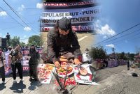 Aksi teatrikal KCB Jatim 'usir roh jahat'