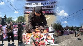 Aksi teatrikal KCB Jatim 'usir roh jahat'