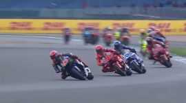 Tangkapan layar Sprint Race MotoGp Silvertone Inggris 2025.