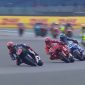 Tangkapan layar Sprint Race MotoGp Silvertone Inggris 2025.
