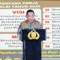 Kapolri Jenderal Listyo Sigit Prabowo, saat menyampaikan sambutan dalam acara penutupan SDM dan Slog.