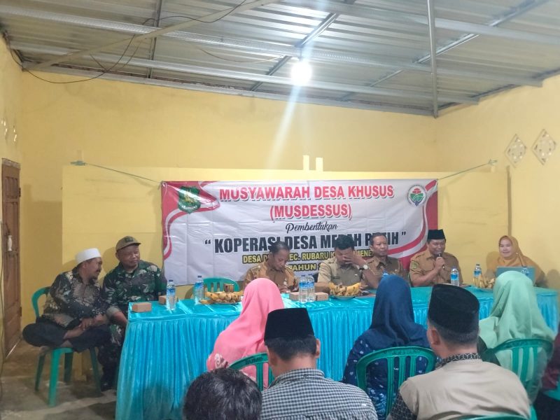 Suasana Musdesus Desa Duko, Kecamatan Rubaru, Kabupaten Sumenep.