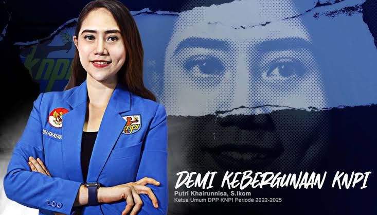 Ketua Umum DPP KNPI, Putri Khairunnisa.