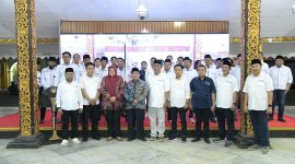 Momen pelantikan pengurus SMSI se-Madura di Sumenep.
