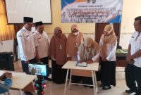 Penandatangan pengukuhan Tim Satgas Pencegahan dan Penanganan Kekerasan. (Foto: Doc. TimesIN).