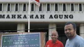 Tim kuasa hukum ahli waris dalam sengketa lahan di Labuan Bajo, mengaku optimis memenangkan perkara. (Foto: TimesIN).