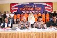Polres Sumenep saat melakukan Konferensi Pers