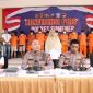 Polres Sumenep saat melakukan Konferensi Pers