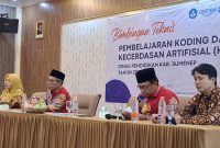 Disdik Sumenep Gelar Bimtek Pembelajaran Koding dan Kecerdasan Artifisial, Bagi Guru SD dan SMP.