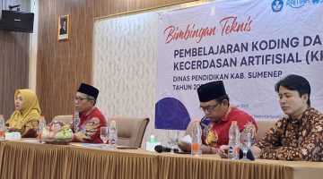 Disdik Sumenep Gelar Bimtek Pembelajaran Koding dan Kecerdasan Artifisial, Bagi Guru SD dan SMP.