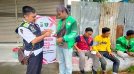 Suasa Pemeriksaan kesehatan gratis yang diselenggarakan Polres Sumenep.