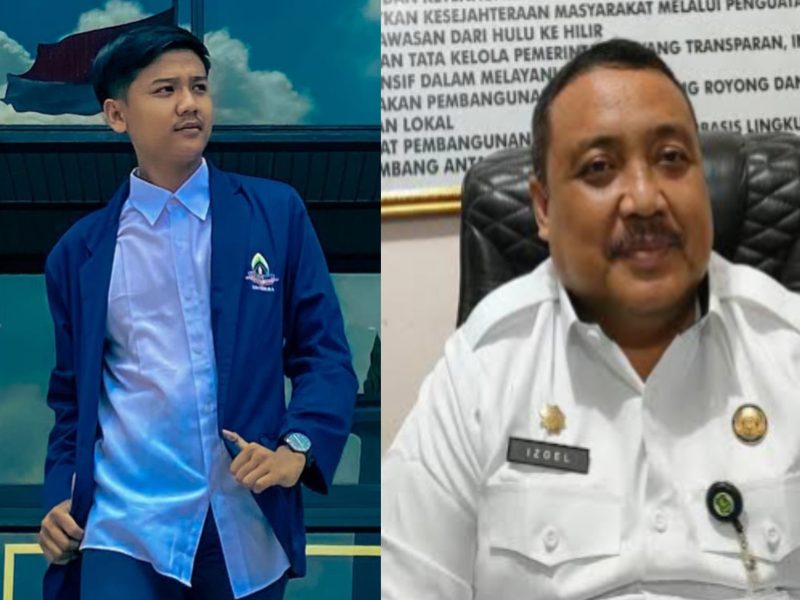 Foto: Kiri : Aktivis Dear Jatim Alfi Rizky Ubbadi.
 
Kanan : Eks Kepala Dinas Sosial P3A Kabupaten Sumenep, Achmad Zulkarnaen.