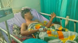 Kondisi korban penganiyaan yang statusnya masih di bawah umur.