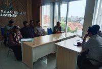 BAKIS saat melakukan audiensi dengan Kejari Sumenep.