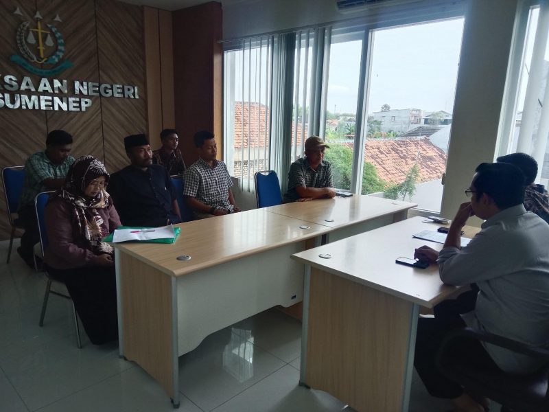 BAKIS saat melakukan audiensi dengan Kejari Sumenep.