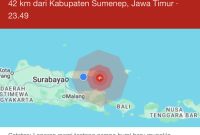 Peta Gempa BMKG (Foto: Istimewa)