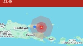 Peta Gempa BMKG (Foto: Istimewa)