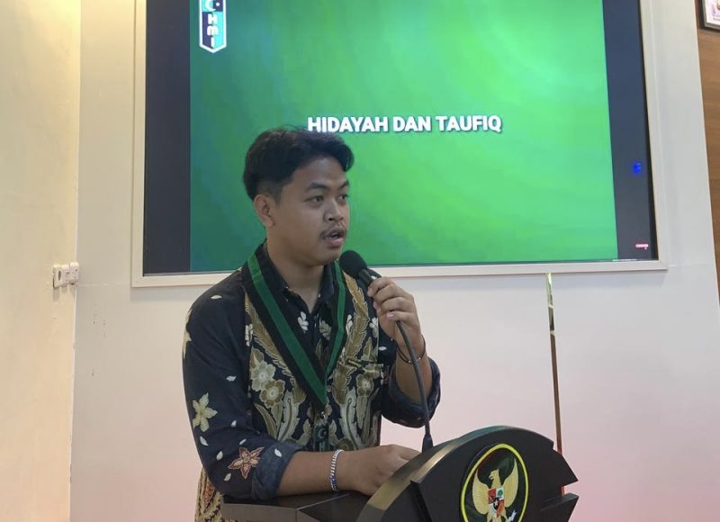 Foto : Bagas Normahendra, Formateur Terpilih HMI Komisariat UNIBA Madura