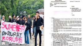 Foto : Aktivis Dear Jatim.
SP2D dari Satreskrim Polres Sumenep 