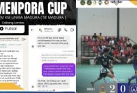 Hadiah di bawah pendaftaran!” Peserta Menpora Cup UNIBA Madura tampak kecewa setelah menerima hadiah juara yang jauh lebih kecil dari biaya pendaftaran