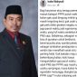 Foto: Wakil Ketua DPRD Kabupaten Sumenep, Indra Wahyudi, dan tangkapan layar unggahan Facebook miliknya yang menuai polemik publik setelah menyarankan PPPK paruh waktu tidak mempersoalkan gaji kecil dan diminta mencari pekerjaan sampingan.