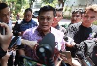 Foto : Brigjen Pol Ade Safri Simanjuntak memberikan keterangan kepada awak media