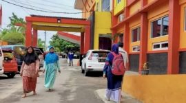 Foto; Depan gedung RSUD Mohammad Noer Pamekasan.