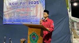 Foto; Mat Juhri wakil  ketua Umum Himpunan mahasiswa program studi (HMPS) pendidikan agama Islam universitas Islam negeri Madura.