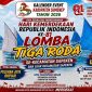 Foto: Poster resmi lomba perahu layar tradisional Tiga Roda yang akan digelar di Desa Pagerungan Besar, Kecamatan Sapeken, pada 19 Agustus 2026 dalam rangka memeriahkan HUT ke-81 Republik Indonesia dan Kalender Event Kabupaten Sumenep 2026.